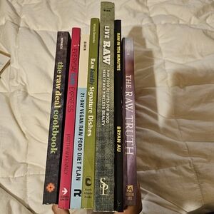 Raw Vegan Book Bundle, 7 Books